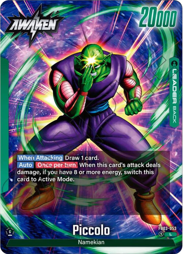Piccolo FB03-053 card from Raging Roar