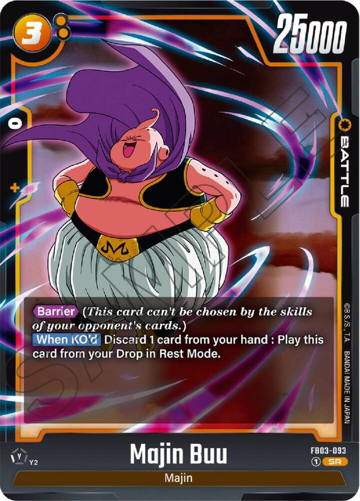 Majin Buu FB03-093 card from Raging Roar