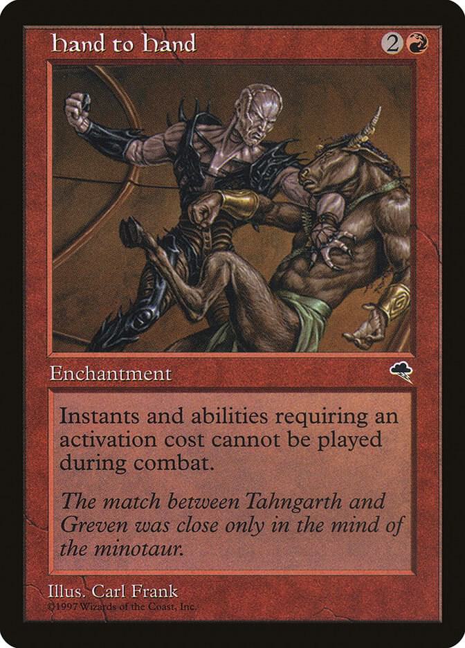 Hand to Hand 180 card from Tempest
