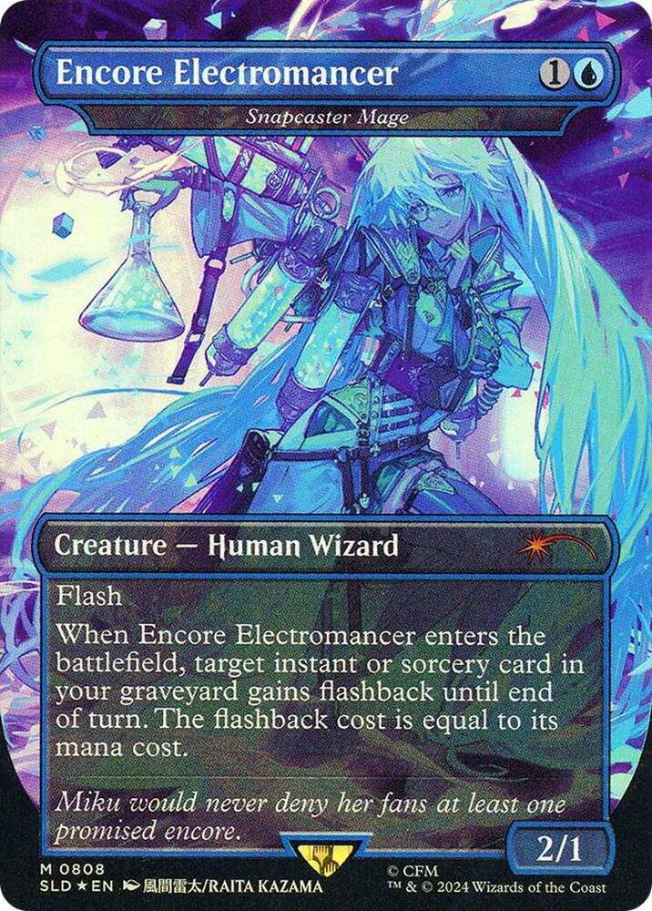 Encore Electromancer - Snapcaster Mage (Rainbow Foil) 808 card from Secret Lair Drop Series