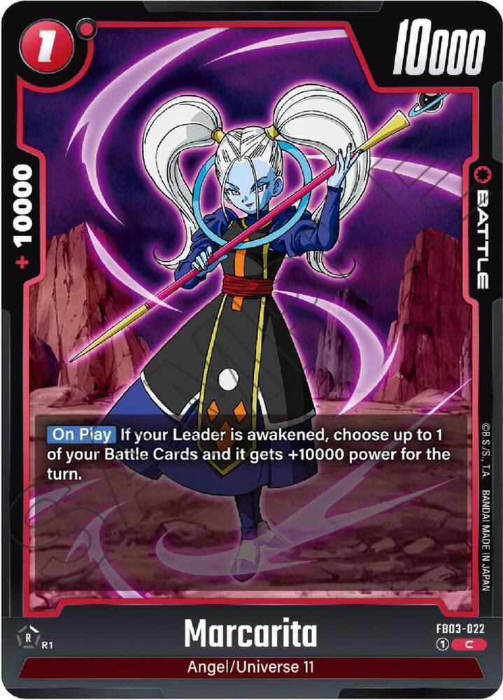 Marcarita FB03-022 card from Raging Roar