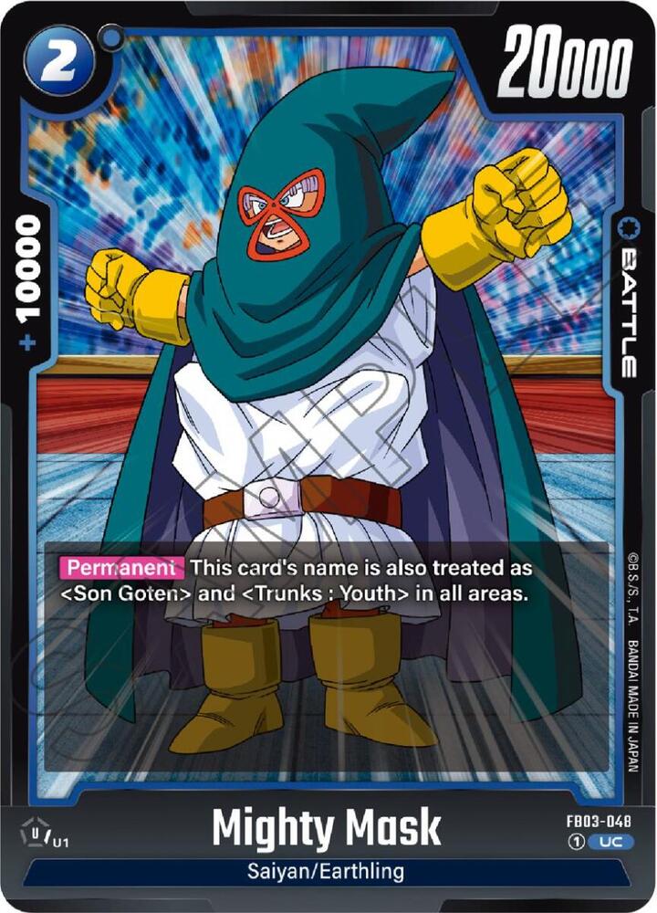 Mighty Mask FB03-048 card from Raging Roar