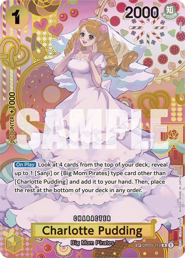 Charlotte Pudding (SP) OP03-112 card from Two Legends
