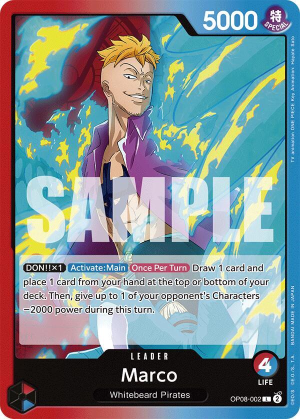 Marco OP08-002 card from Two Legends