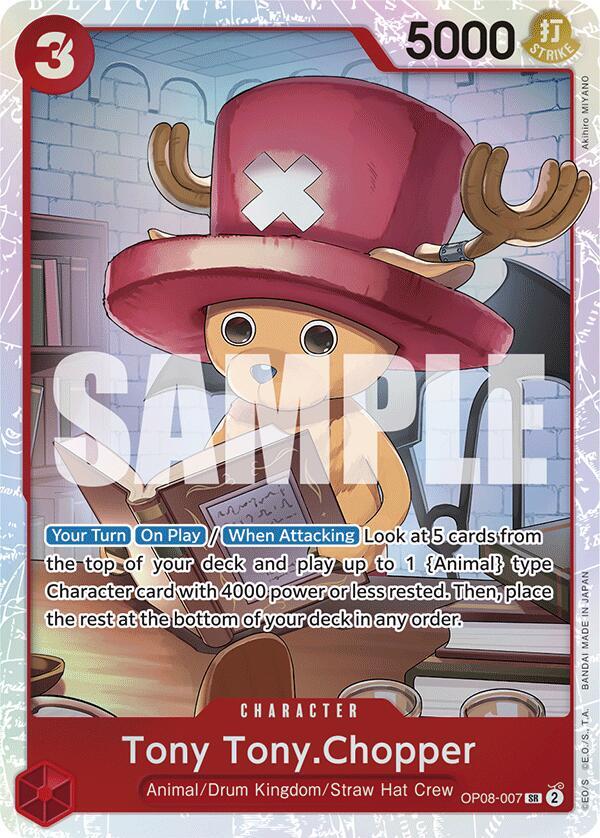 Tony Tony.Chopper OP08-007 card from Two Legends