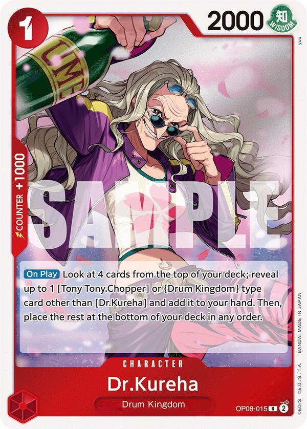 Dr.Kureha OP08-015 card from Two Legends