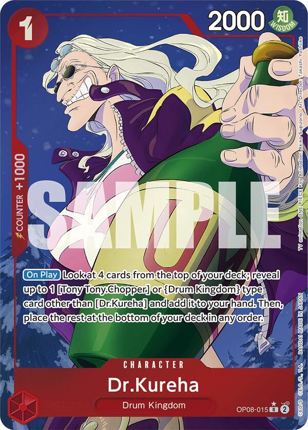 Dr.Kureha (Parallel) OP08-015 card from Two Legends
