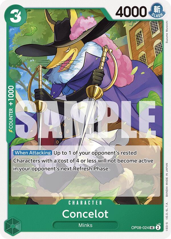 Concelot OP08-024 card from Two Legends