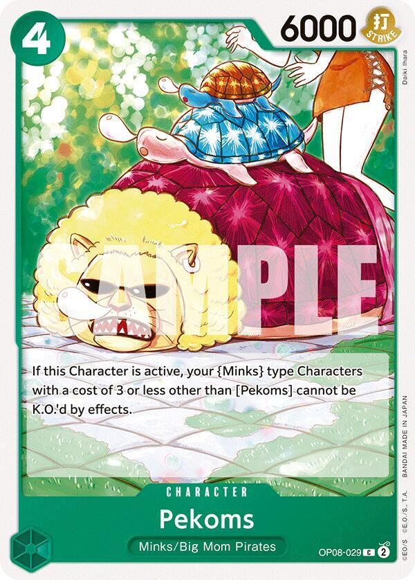 Pekoms OP08-029 card from Two Legends