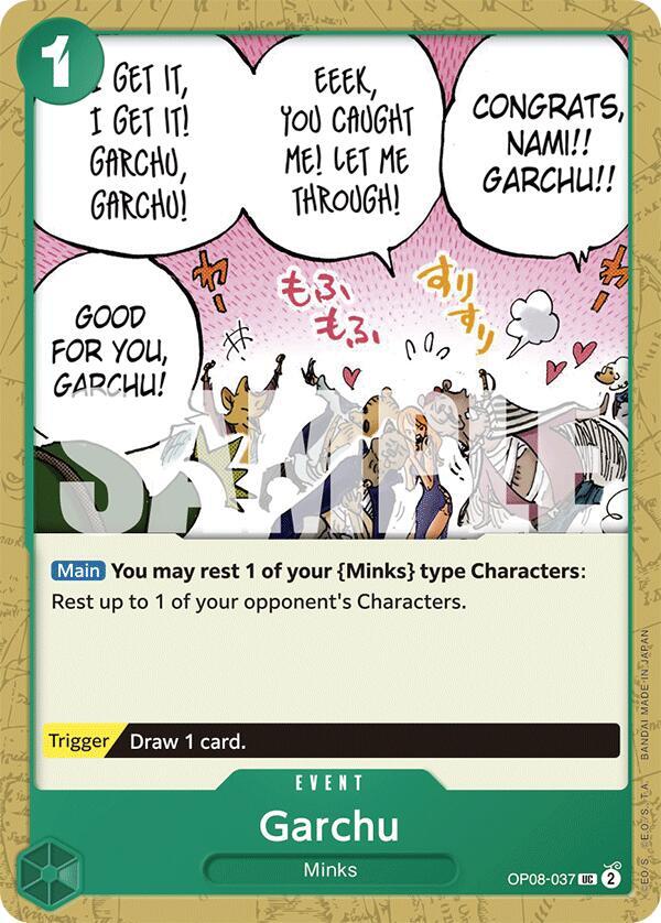 Garchu OP08-037 card from Two Legends