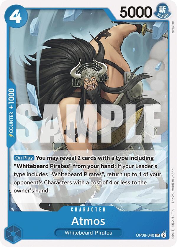 Atmos OP08-040 card from Two Legends