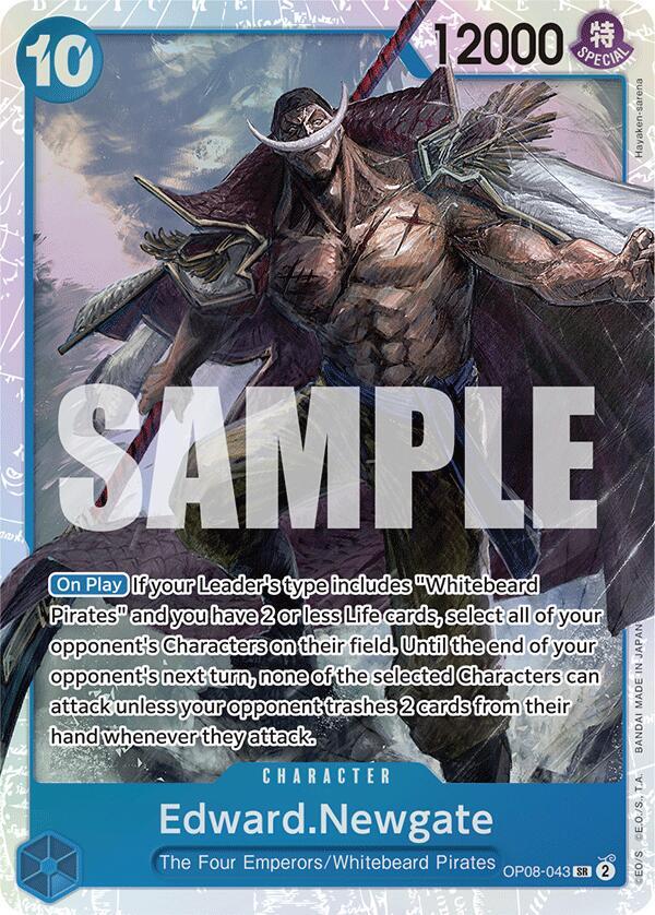 Edward.Newgate OP08-043 card from Two Legends