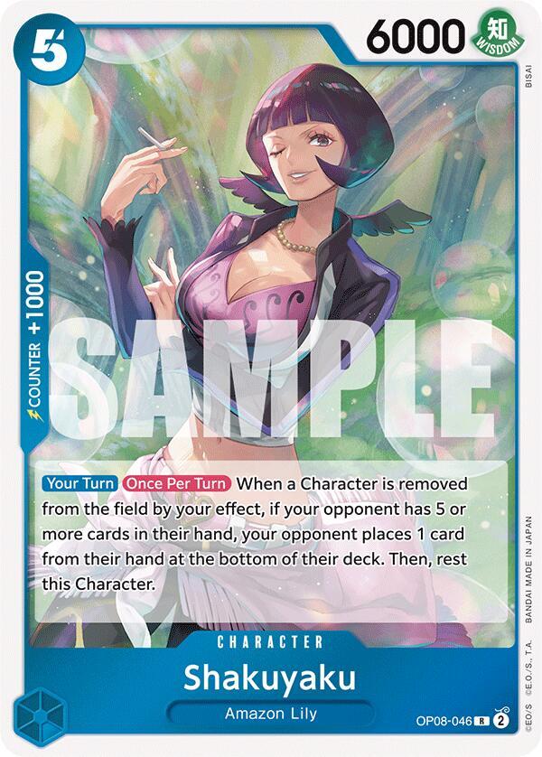Shakuyaku OP08-046 card from Two Legends