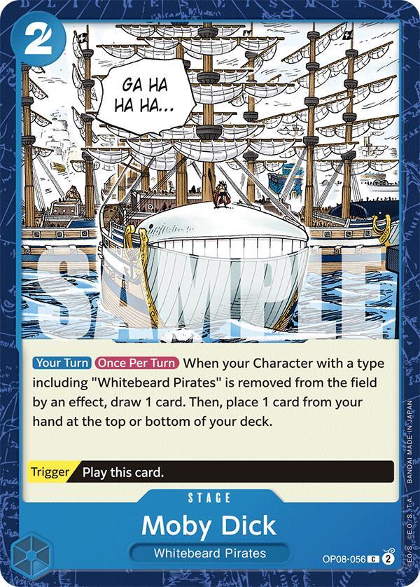 Moby Dick OP08-056 card from Two Legends