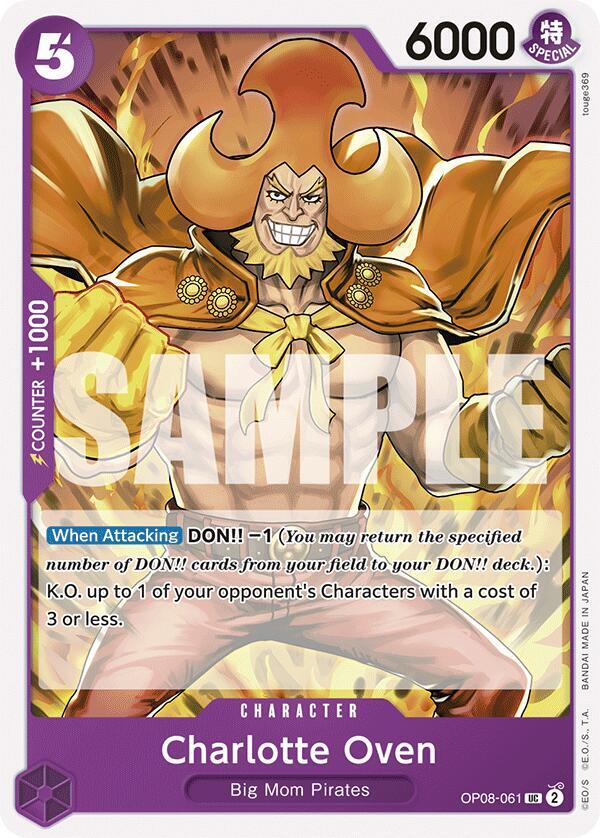 Charlotte Oven OP08-061 card from Two Legends
