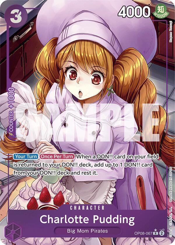 Charlotte Pudding (Parallel) OP08-067 card from Two Legends