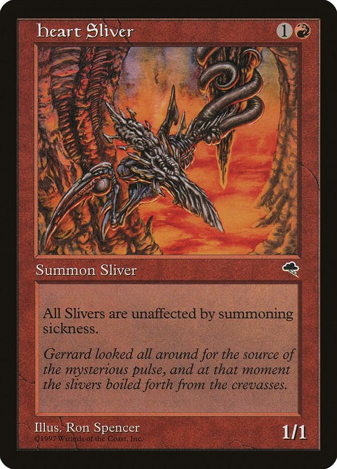 Heart Sliver 182 card from Tempest