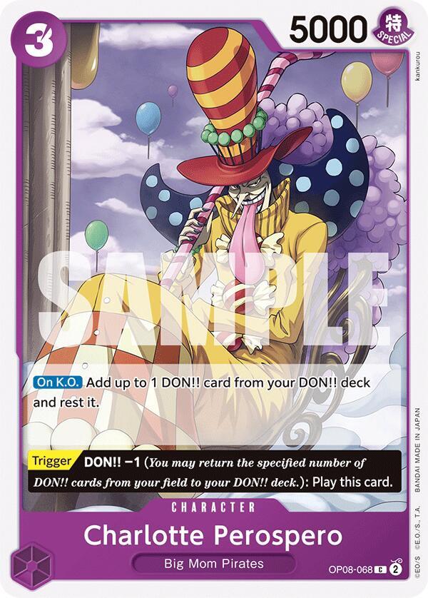 Charlotte Perospero OP08-068 card from Two Legends