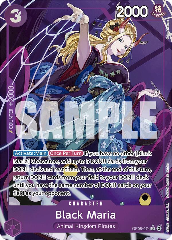 Black Maria (Parallel) OP08-074 card from Two Legends