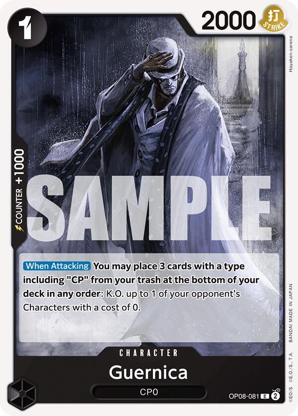 Guernica OP08-081 card from Two Legends