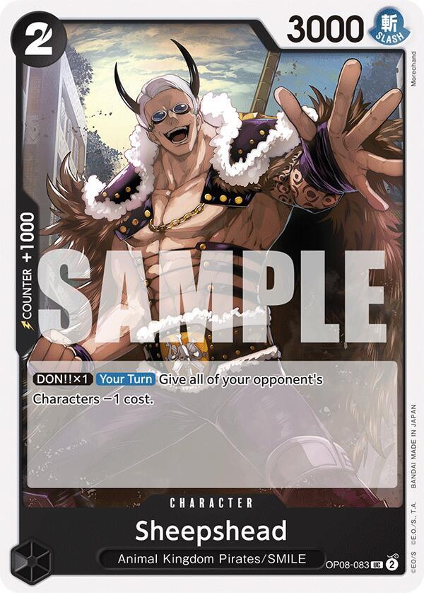 Sheepshead OP08-083 card from Two Legends