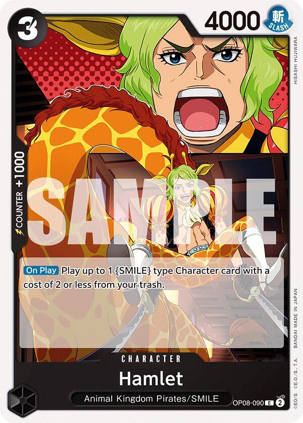 Hamlet OP08-090 card from Two Legends