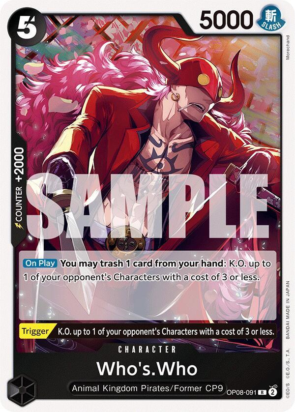 Who's.Who OP08-091 card from Two Legends