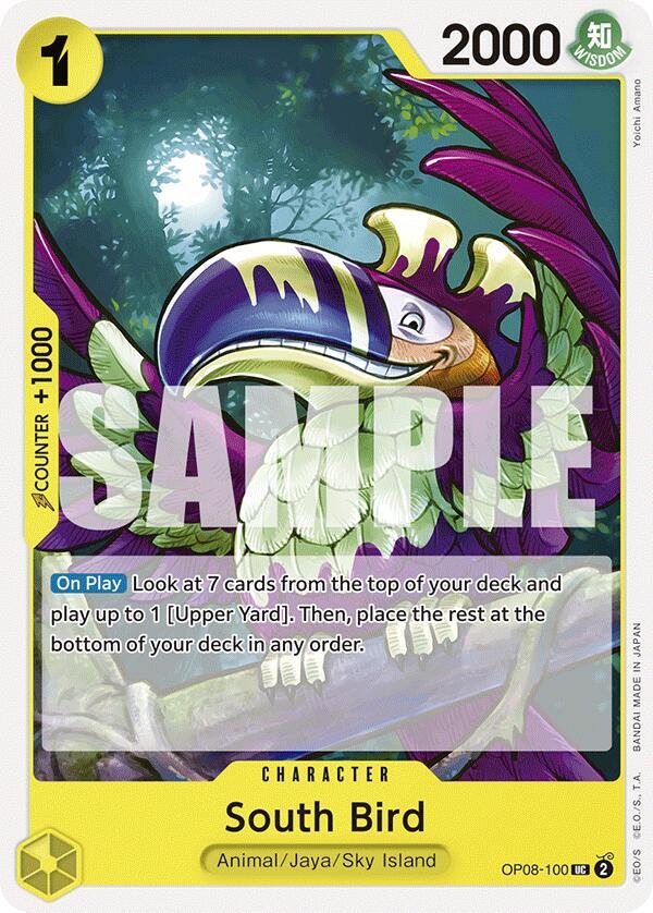 South Bird OP08-100 card from Two Legends