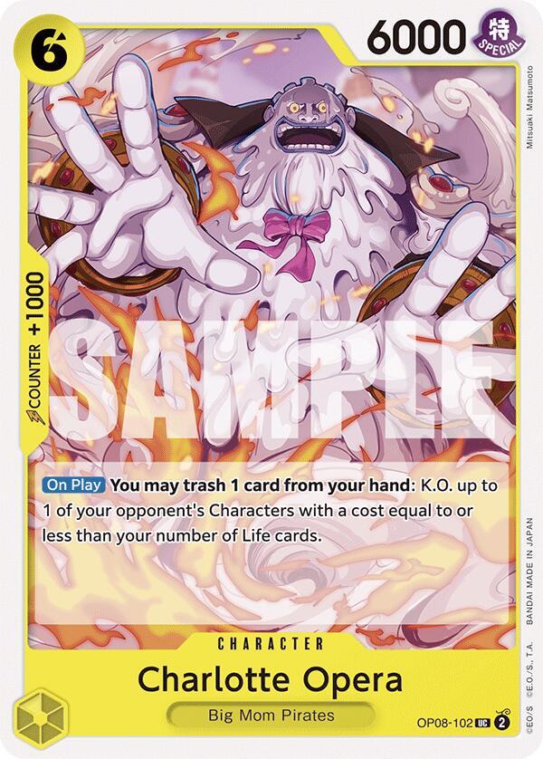 Charlotte Opera OP08-102 card from Two Legends