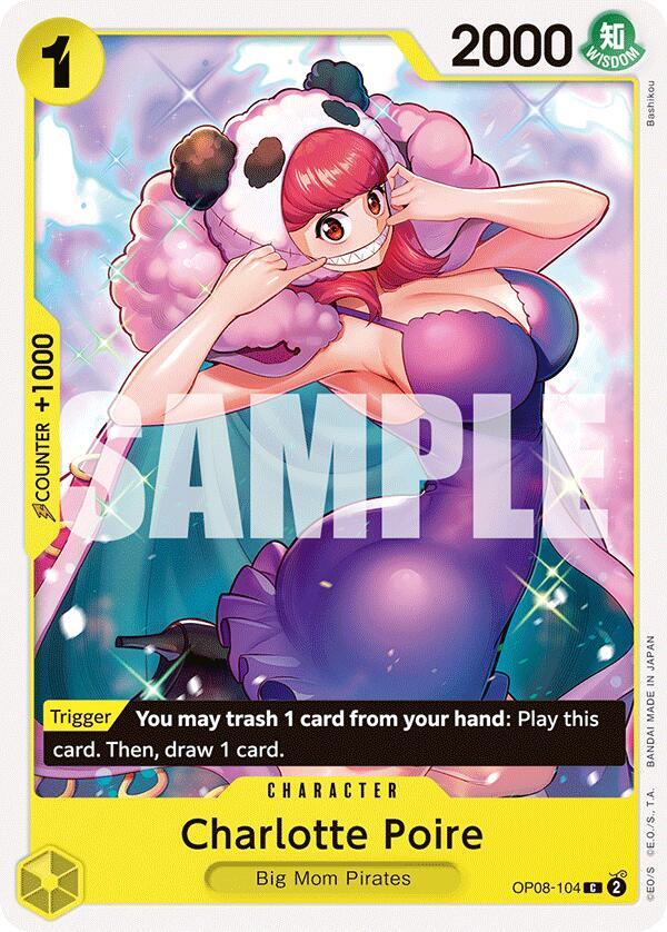 Charlotte Poire OP08-104 card from Two Legends