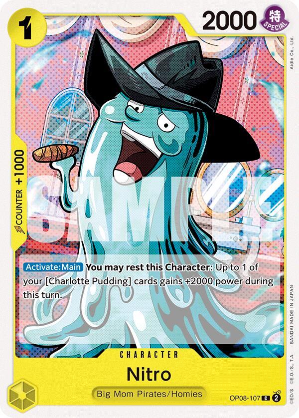 Nitro OP08-107 card from Two Legends
