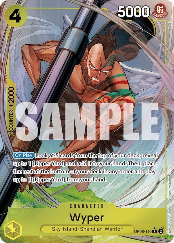 Wyper (Parallel) OP08-110 card from Two Legends