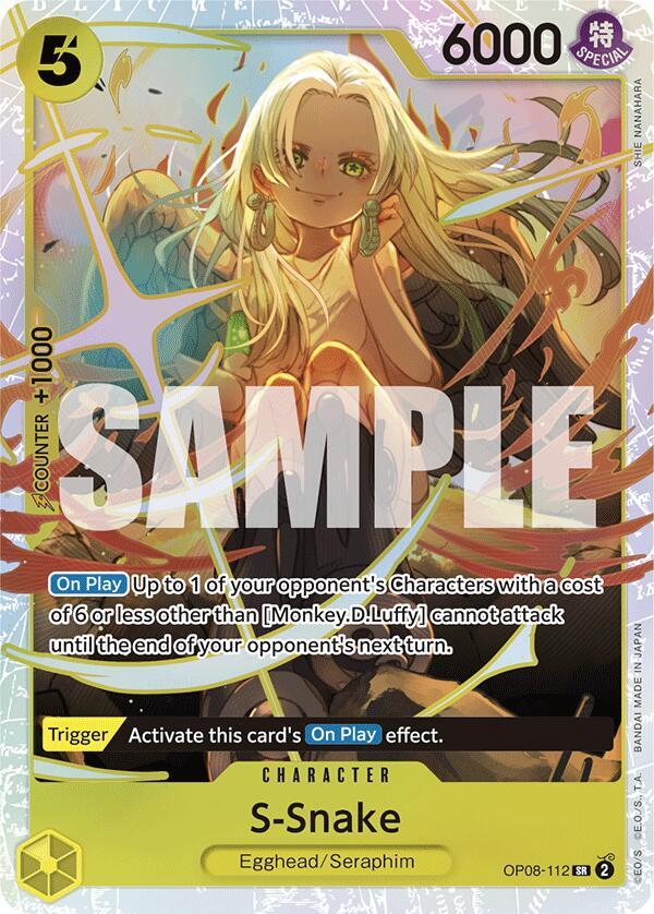 S-Snake OP08-112 card from Two Legends