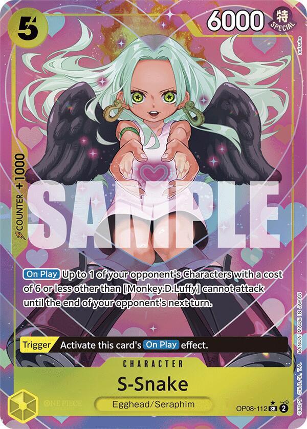 S-Snake (Parallel) OP08-112 card from Two Legends