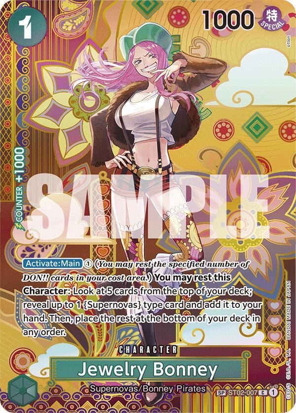 Jewelry Bonney (SP) ST02-007 card from Two Legends