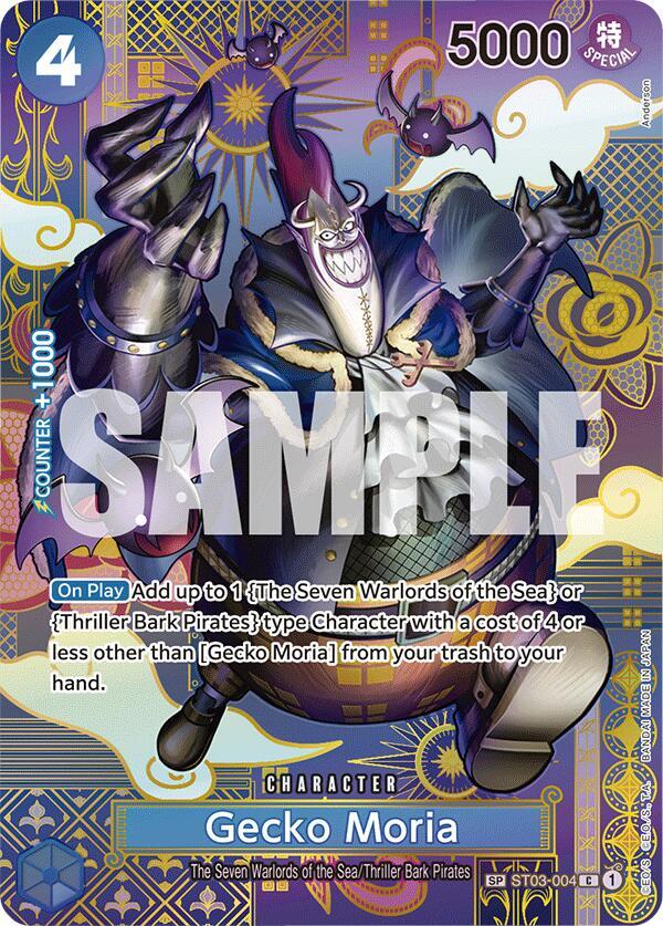 Gecko Moria (SP) ST03-004 card from Two Legends