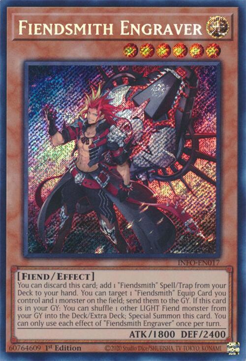 Fiendsmith Engraver INFO-EN017 card from The Infinite Forbidden