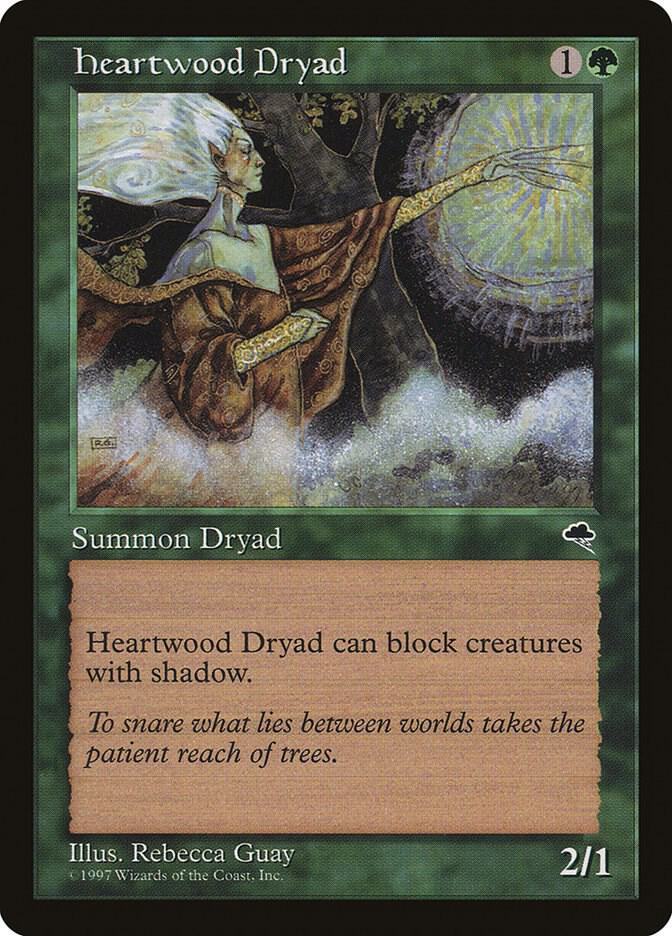Heartwood Dryad 231 card from Tempest