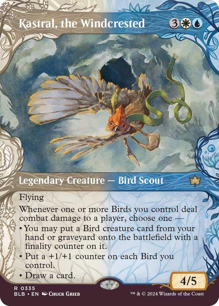 Kastral, the Windcrested (Showcase) 335 card from Bloomburrow