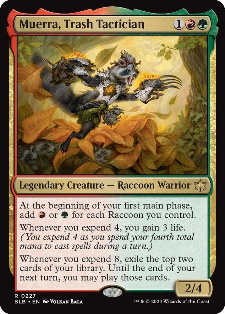 Muerra, Trash Tactician 227 card from Bloomburrow