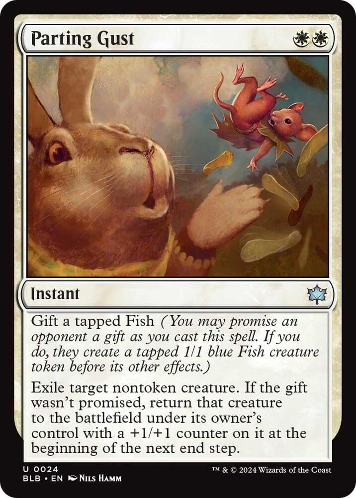 Parting Gust 24 card from Bloomburrow