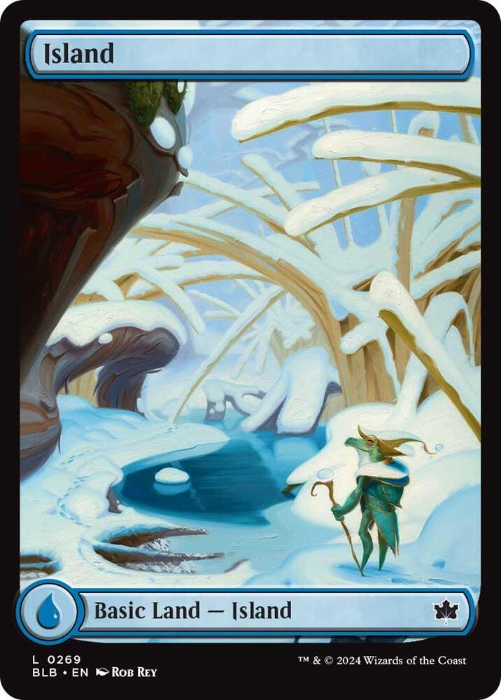 Island 269 card from Bloomburrow