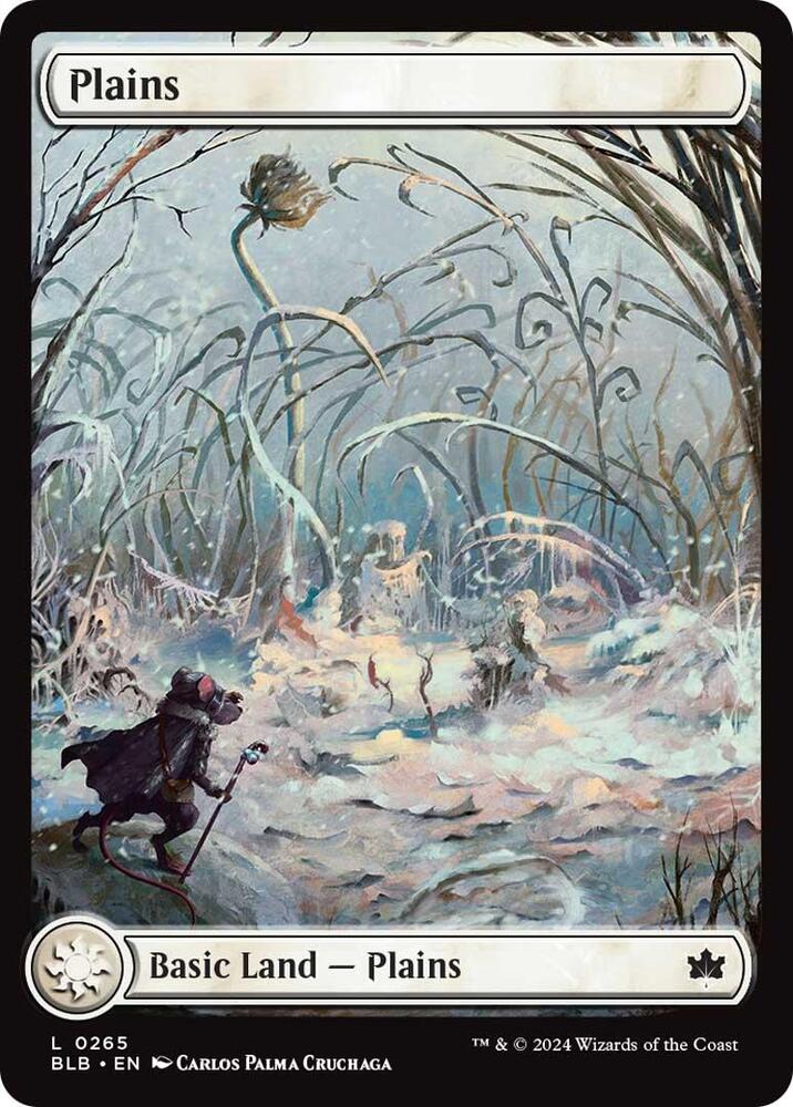 Plains 265 card from Bloomburrow