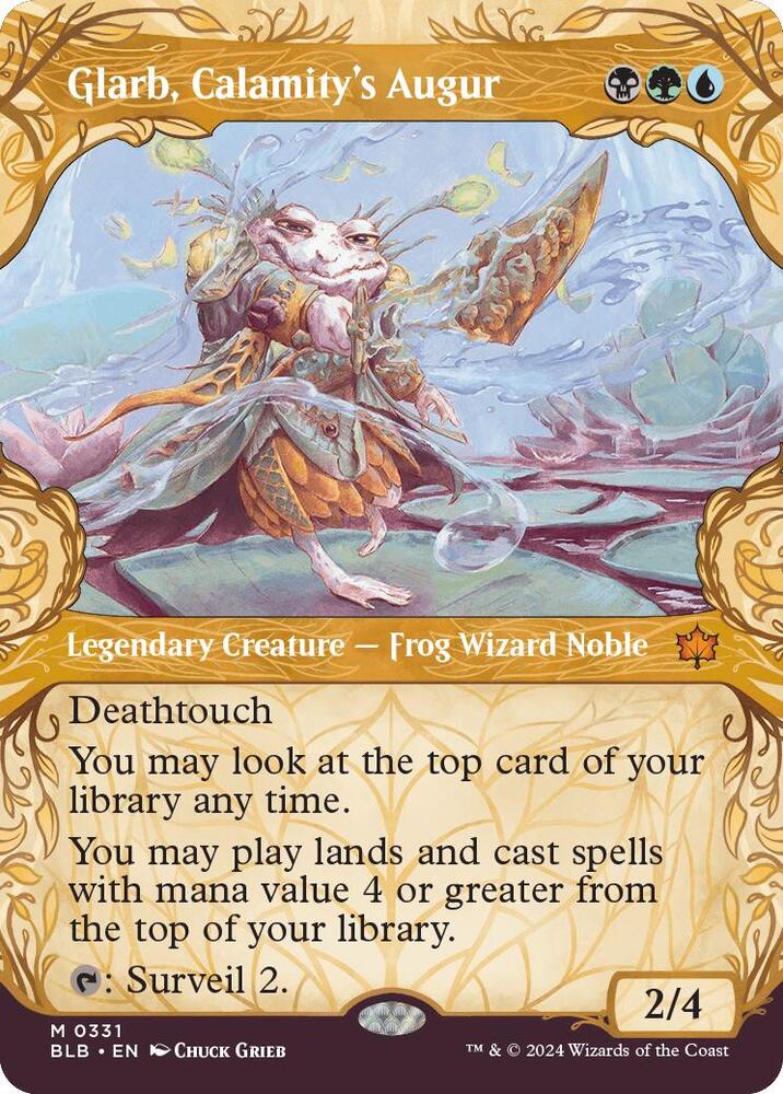 Glarb, Calamity's Augur (Showcase) 331 card from Bloomburrow