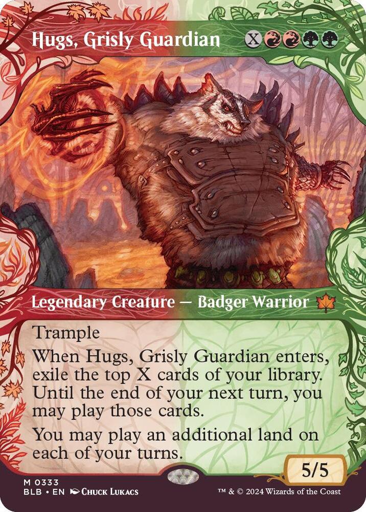 Hugs, Grisly Guardian (Showcase) 333 card from Bloomburrow