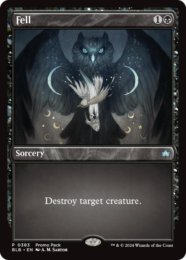 Fell 383 card from Promo Pack: Bloomburrow