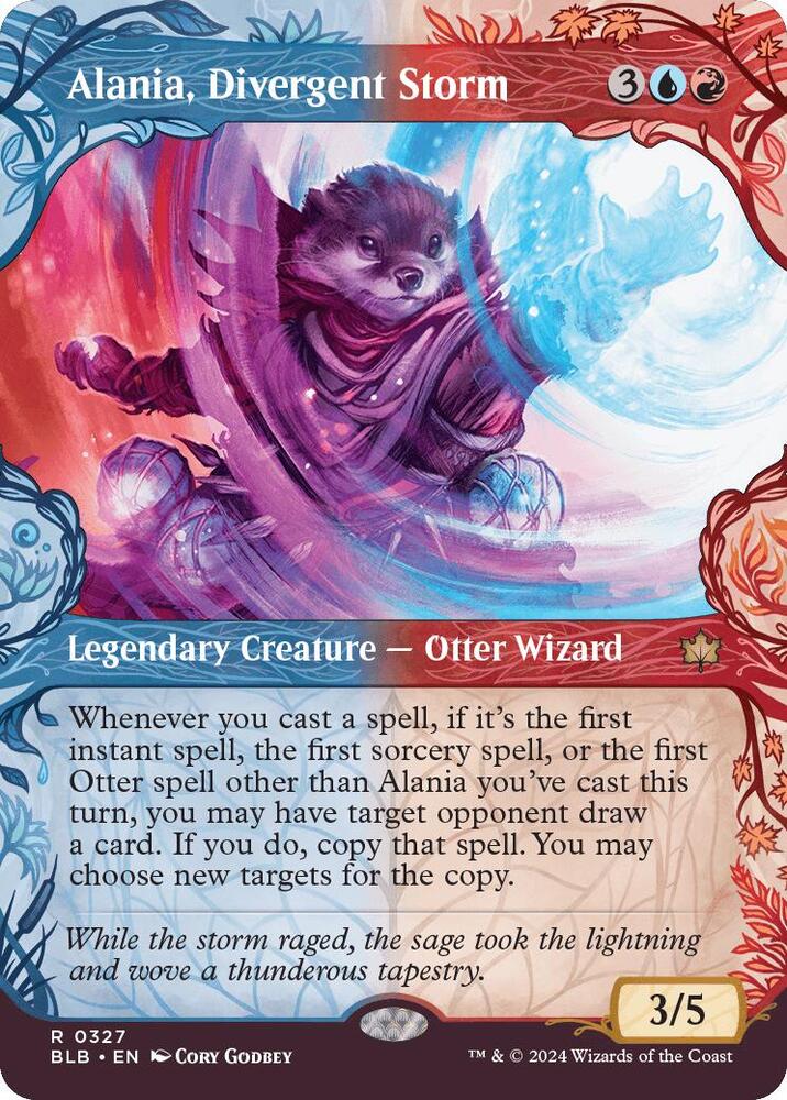 Alania, Divergent Storm (Showcase) 327 card from Bloomburrow