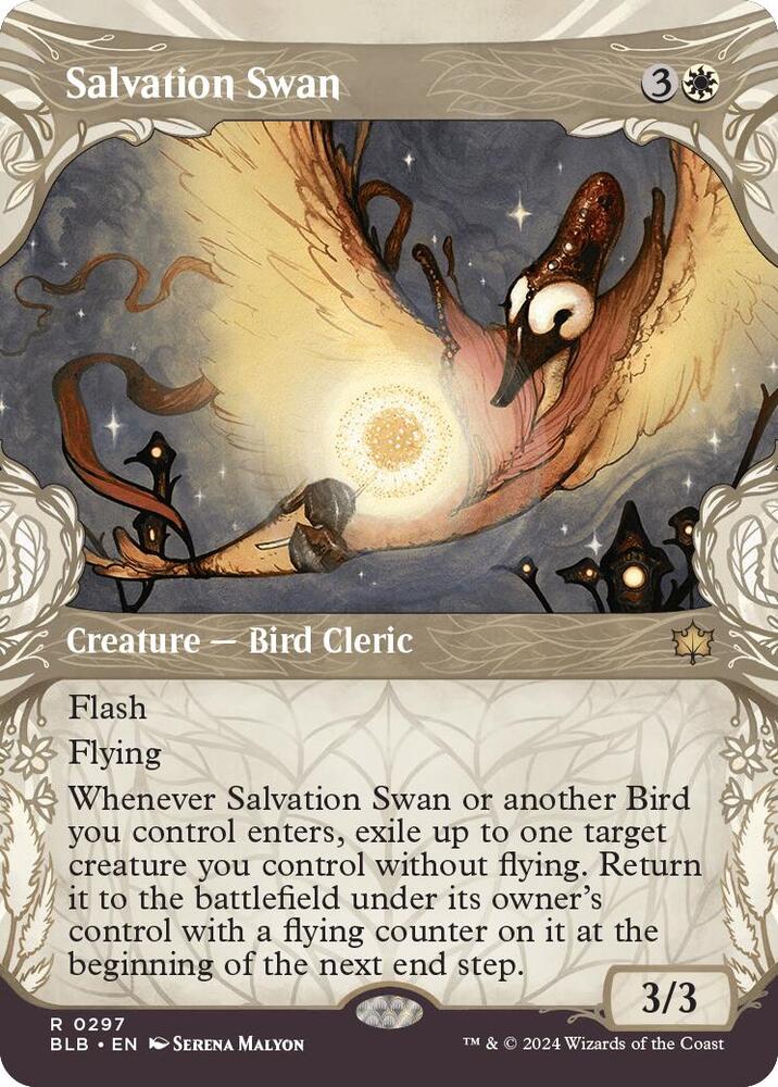 Salvation Swan (Showcase) 297 card from Bloomburrow