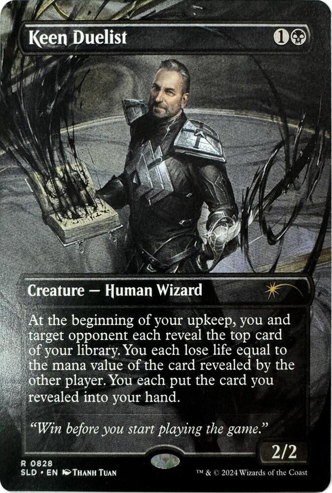 Keen Duelist 828 card from Secret Lair Drop Series