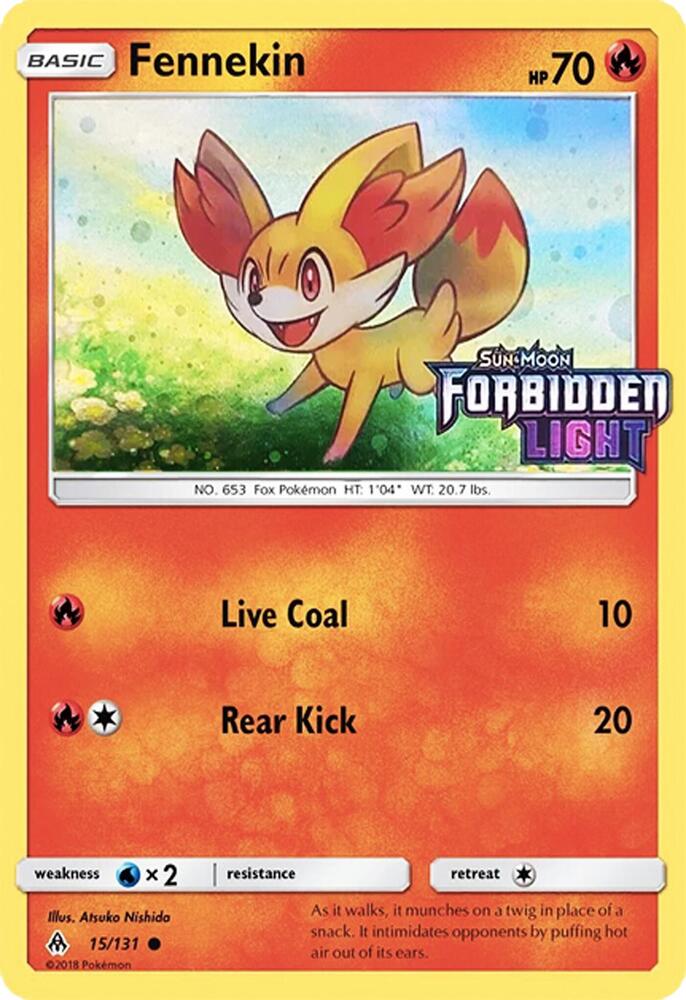 Fennekin (Toys R' Us Promo) 15/131 card from SM Promos